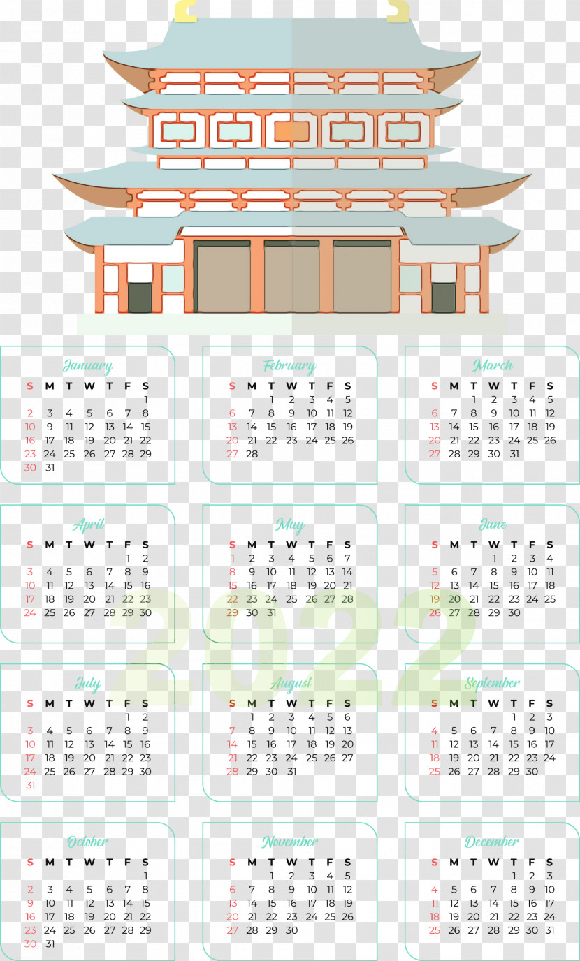 Architecture Chinese Architecture Calendar System Holiday Transparent PNG