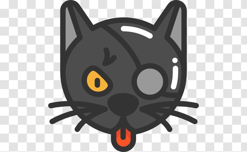 Black Cat Whiskers Clip Art - Technology Transparent PNG