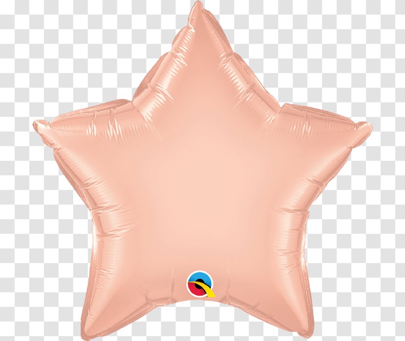 Mylar Balloon Aluminium Foil Rose BoPET - Peach Transparent PNG