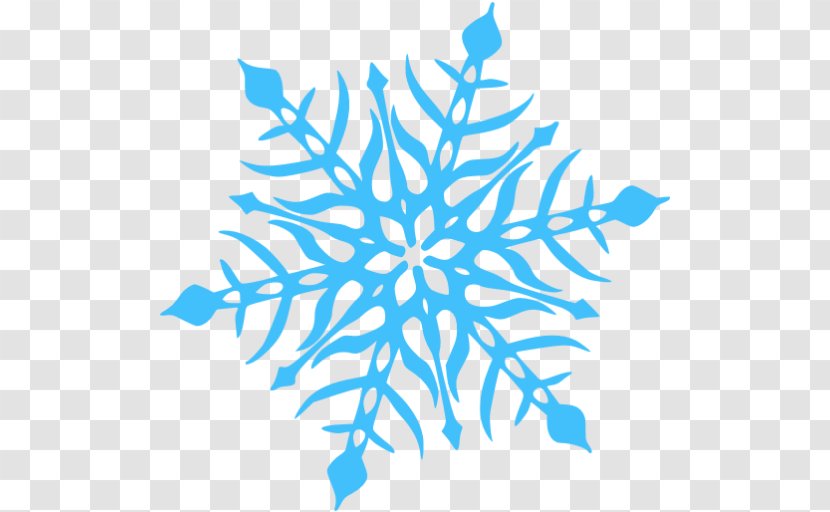 Snowflake Blue Transparency And Translucency Clip Art - Crystal Transparent PNG