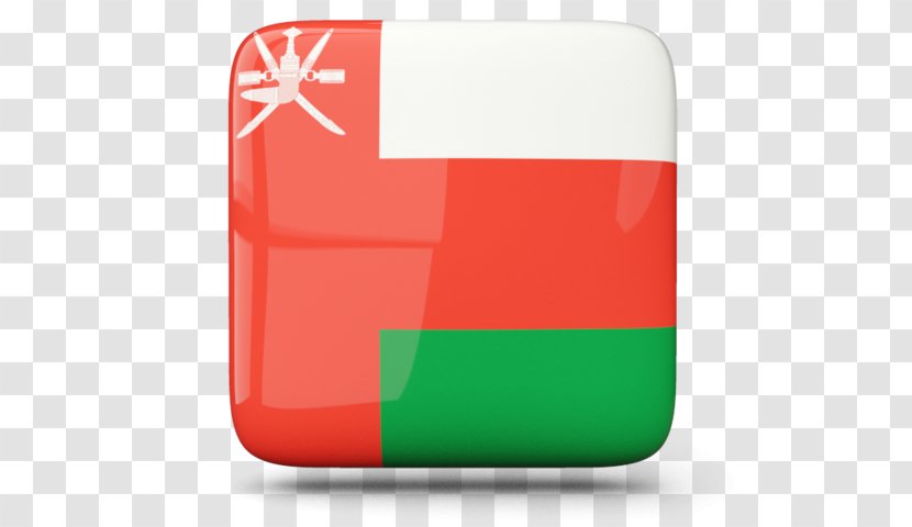 Oman Car Flag Rectangle - Refrigerator Transparent PNG