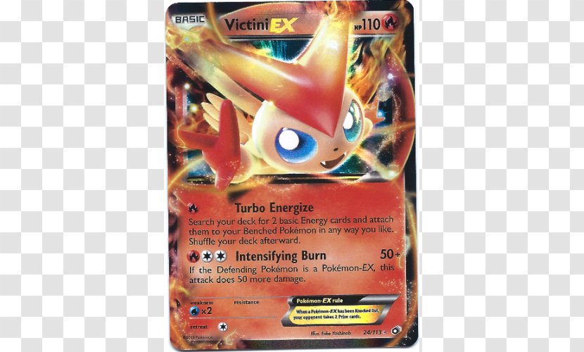 Pokemon Black & White Pokémon X And Y Trading Card Game Victini - Playing - Yugioh Cards Transparent PNG