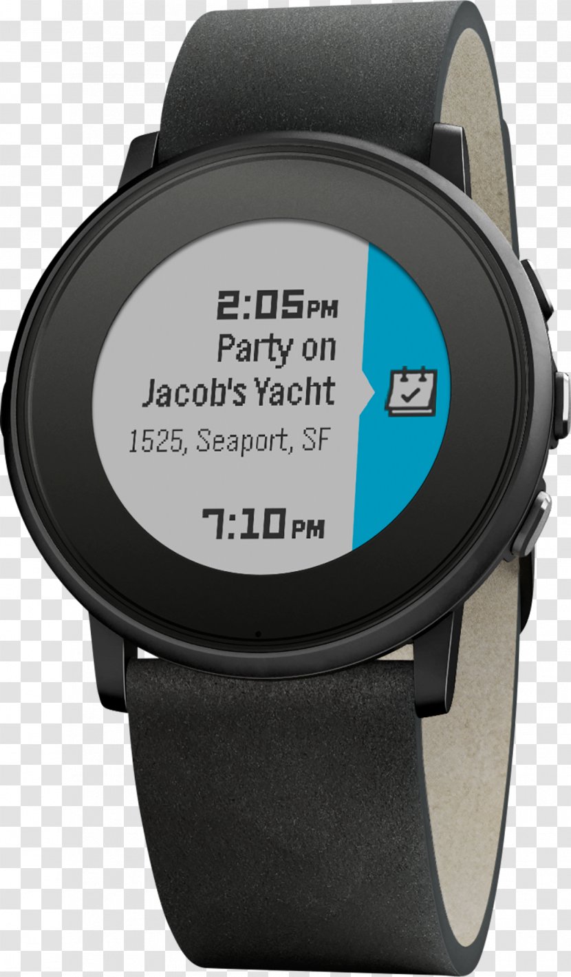 Pebble Time Round Smartwatch - Watch Transparent PNG