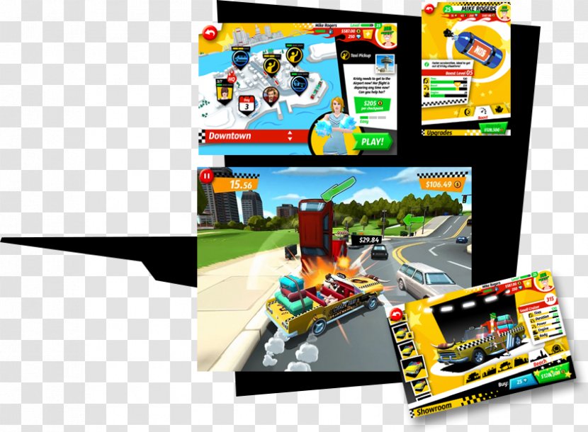 Graphic Design Sega Crazy Taxi Brand Midoki Ltd - Lego - City Rush Transparent PNG