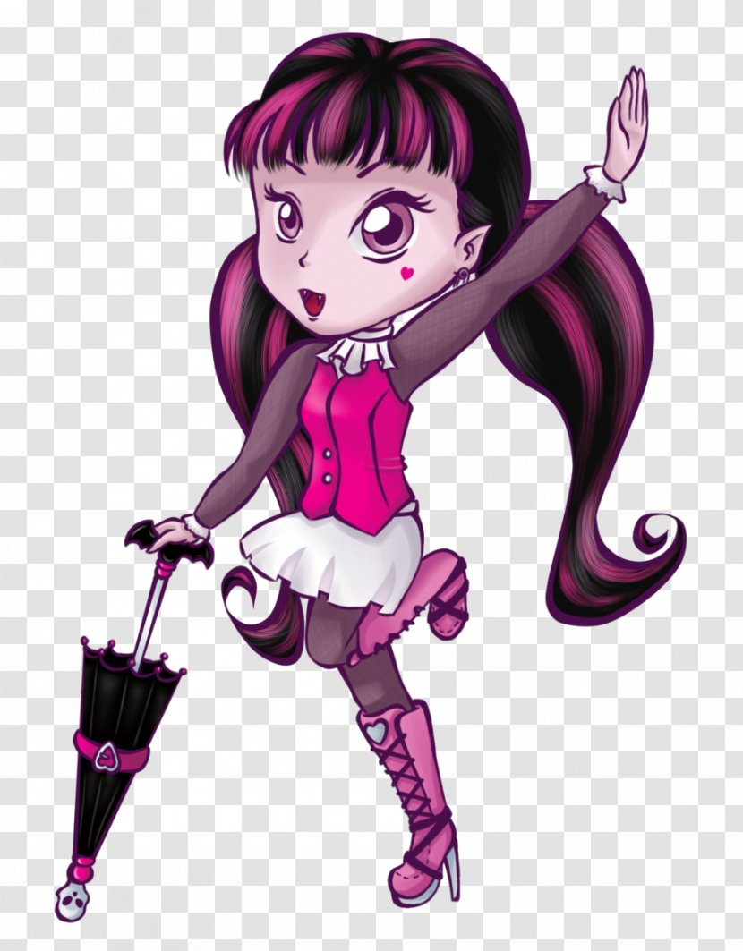 Drawing Fan Art DeviantArt Cartoon - Flower - Draculaura Transparent PNG