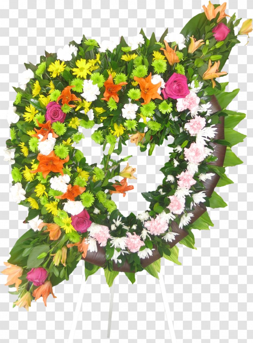 Floral Design Wreath Cut Flowers Flower Bouquet - Petal Transparent PNG