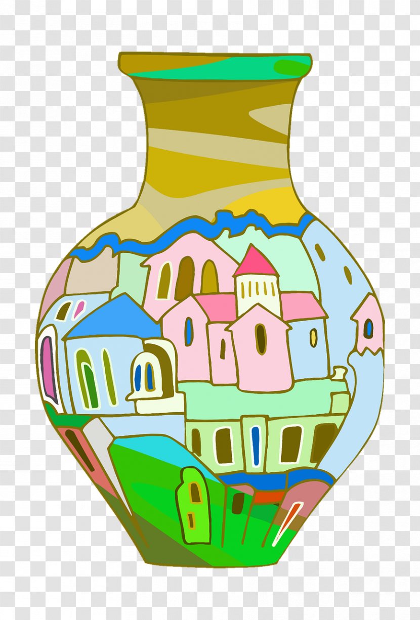 Vase Decorative Arts Drawing Clip Art Transparent PNG