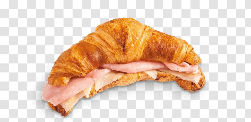 Croissant Ham And Cheese Sandwich Pain Au Chocolat Breakfast - Danish Pastry Transparent PNG