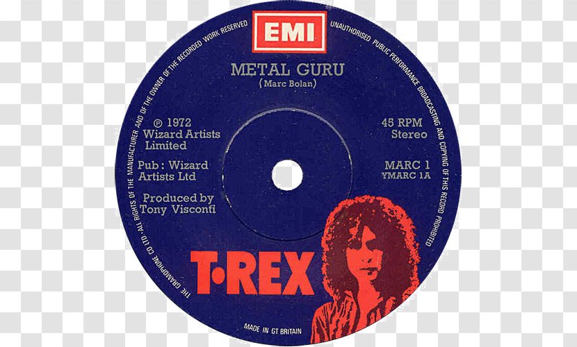 T. Rex The Slider Tyrannosaurus Phonograph Record 20th Century Boy - T Transparent PNG