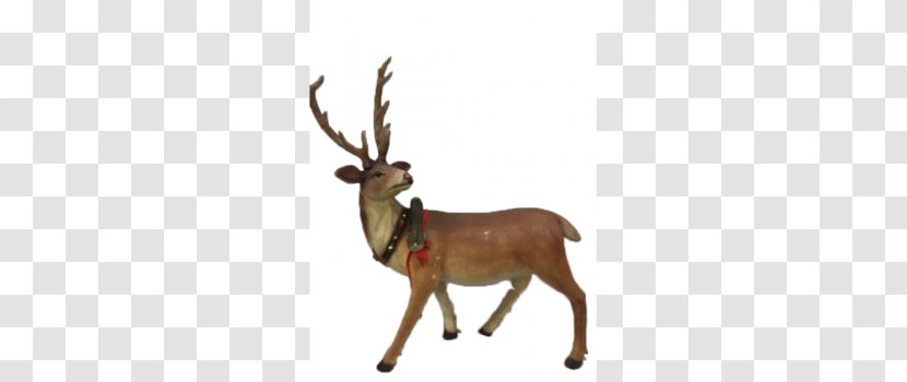 Reindeer Santa Claus Statue Christmas - White Tailed Deer Transparent PNG