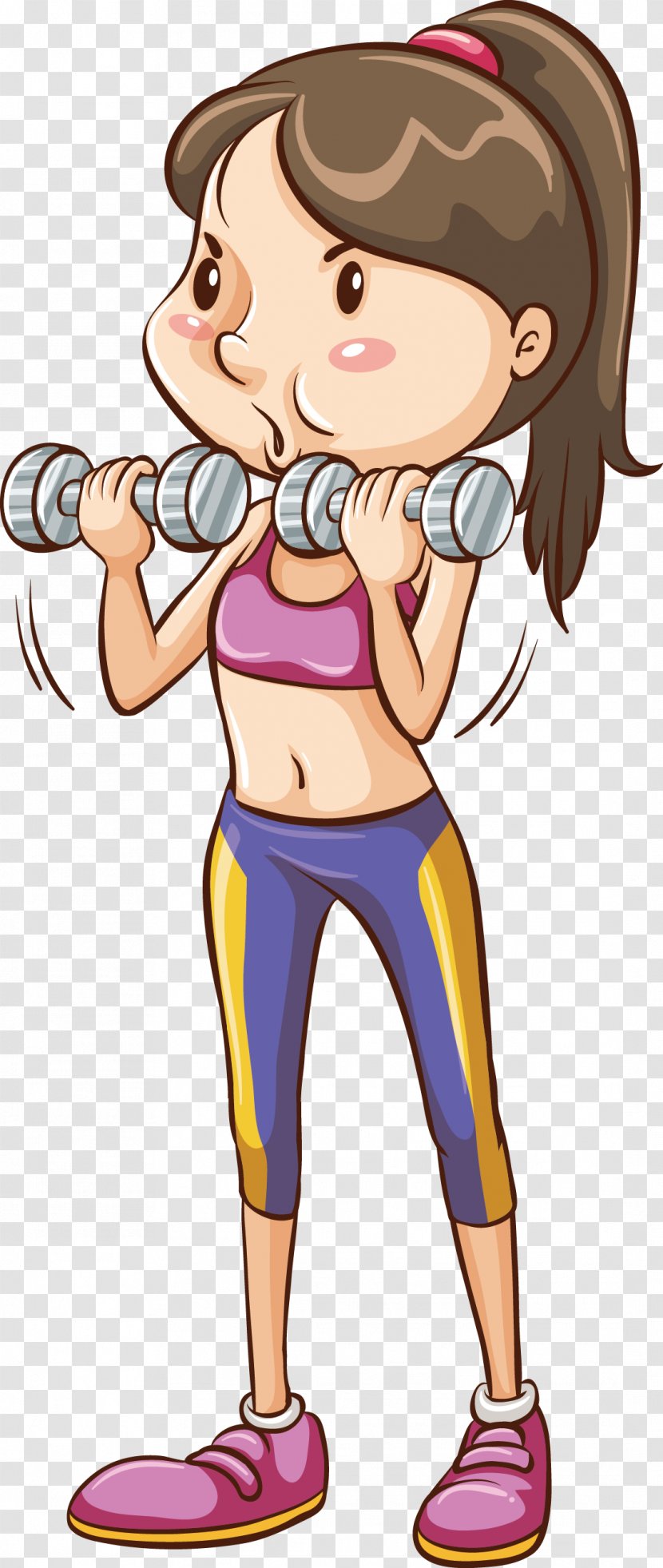 Weight Training Dumbbell Clip Art - Frame - Juvenile Fitness School Enrollment Transparent PNG