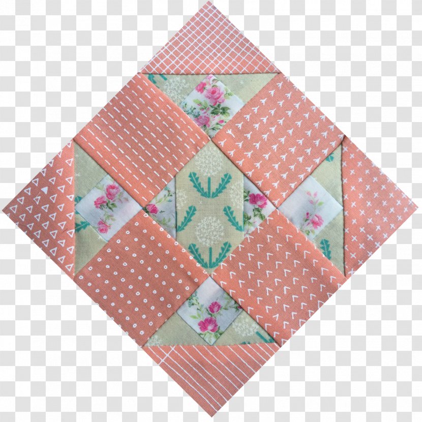 Patchwork Square Meter Pink M Pattern - I've Had A Perfectly Wonderful Evening But This Wa Transparent PNG