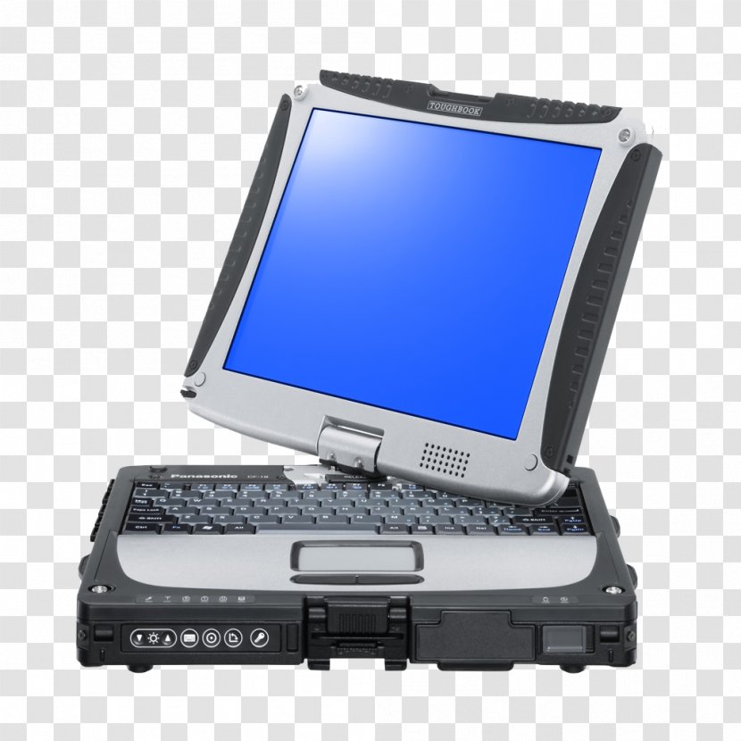 Laptop Panasonic Toughbook 19 Rugged Computer - Electronic Device - Tablet Pc Model Machine Transparent PNG