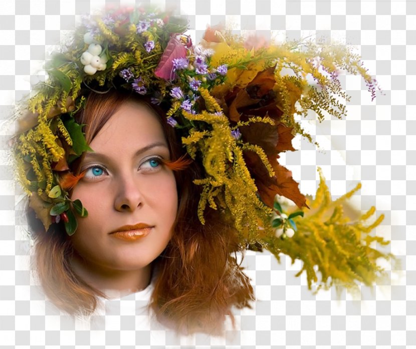 Flower Crown - Costume Accessory - Feather Boa Hippie Transparent PNG