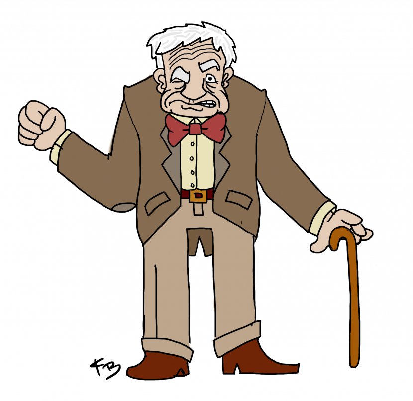 Cartoon Royalty-free Drawing Clip Art - Joint - OLD MAN Transparent PNG