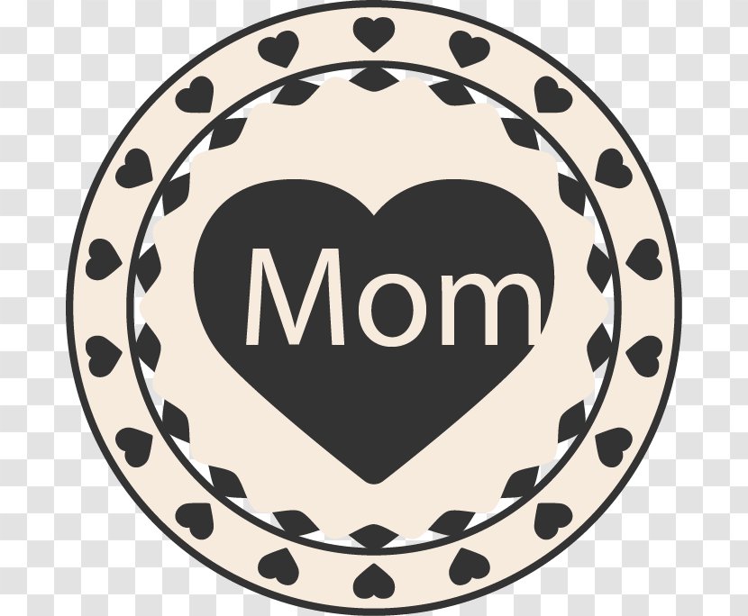 Mother's Day Gift Paper - Flower - Circular Element Transparent PNG