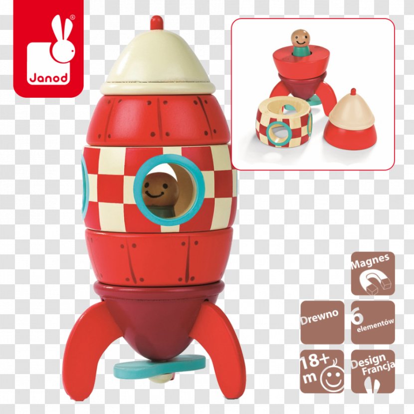 Rocket Toy Child Game Holzspielzeug - Craft Magnets Transparent PNG