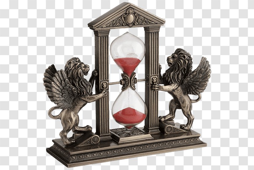 Winged Lion Hourglass Allegro Unicorn - Statue - Wings Transparent PNG