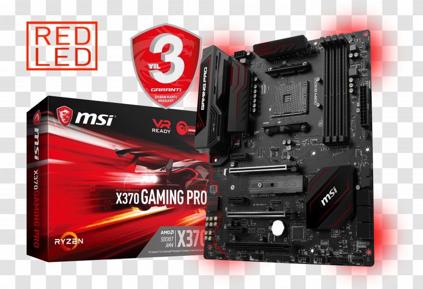 Socket AM4 CPU ATX Ryzen Motherboard - Personal Computer Hardware - Msi Lucky Transparent PNG