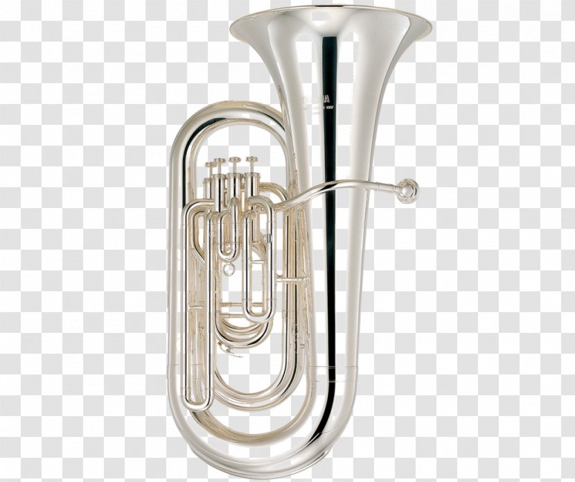 Tuba Brass Instruments Yamaha Corporation Musical Piston Valve - Watercolor - Metal Transparent PNG
