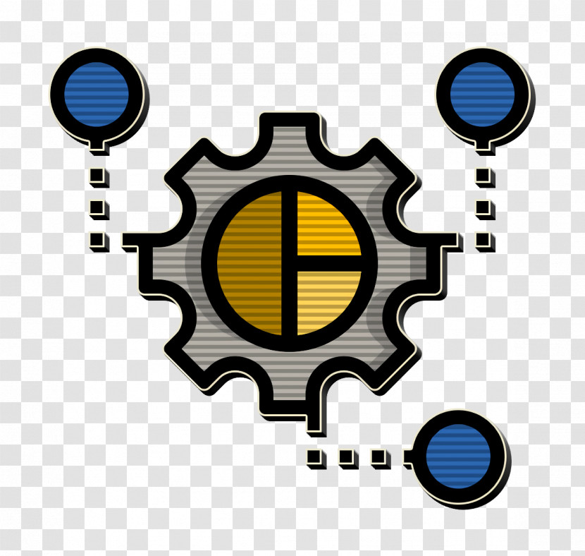 Fintech Icon Gear Icon Grouping Icon Transparent PNG