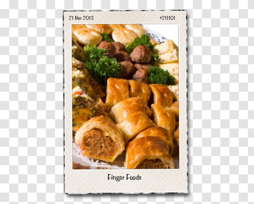 Classic Country Catering Buffet Finger Food Sausage Roll - Pork Transparent PNG