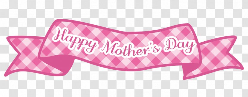 Happy Mother's Day Pink Ribbon.png - Clothing Accessories - Rainbow Transparent PNG