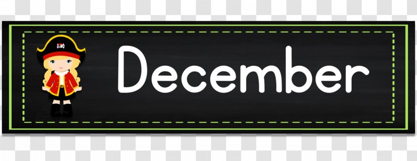Logo Banner Brand Rectangle - Months Of The Year Transparent PNG