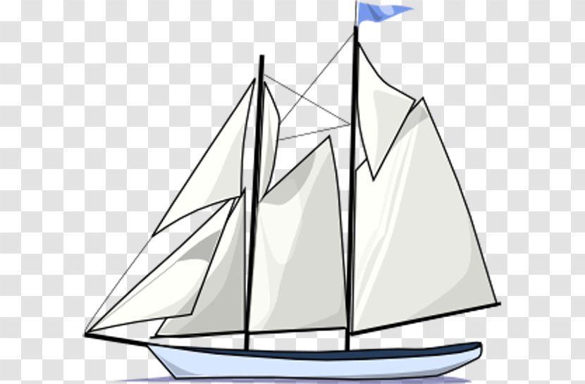 Sailboat Clip Art - Yacht - Cartoon Boat Transparent PNG