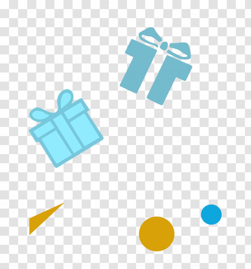 Blue Green Point - Gift Transparent PNG