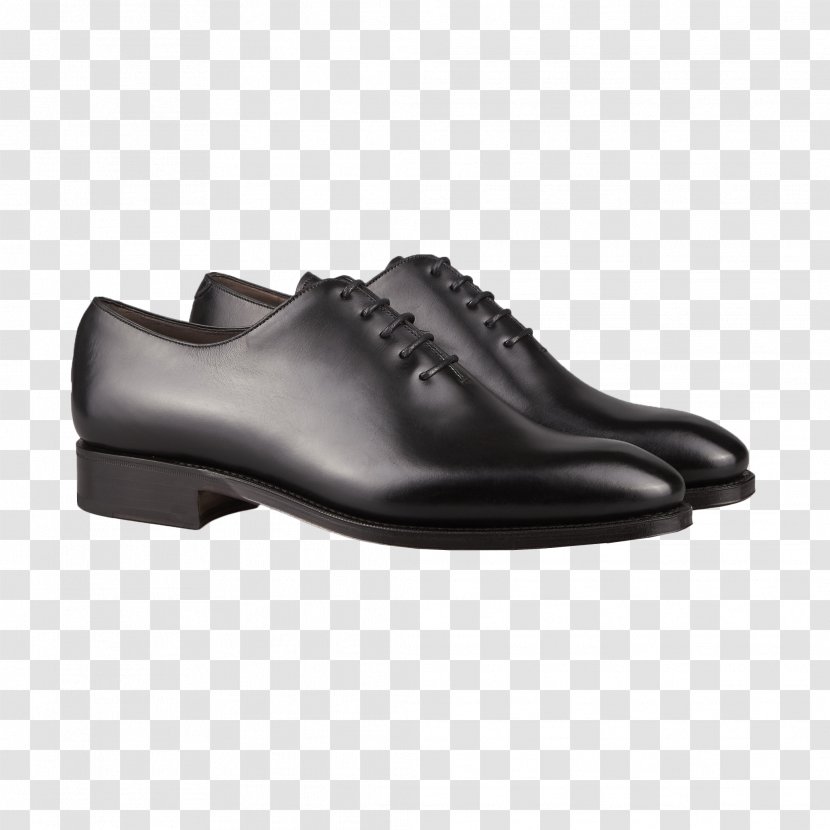 Oxford Shoe Wholecut Leather Dress - Black - Polo Shirt Transparent PNG