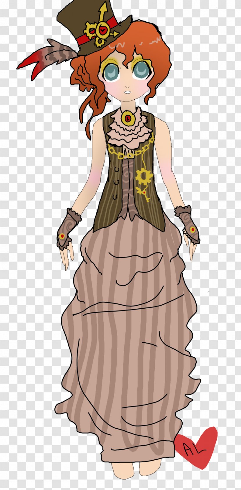 Costume Design Illustration Gown Cartoon - Art - Bleach Oc Hikari Nakashima Transparent PNG