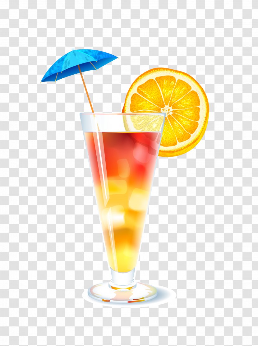 Cocktail Juice Milkshake Screwdriver Punch - Non Alcoholic Beverage - Fruit Transparent PNG