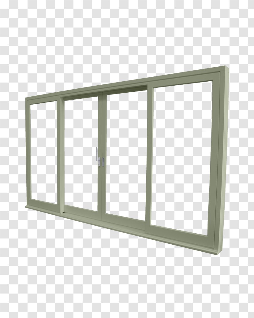 Sliding Glass Door Sash Window - Thermal Break Transparent PNG