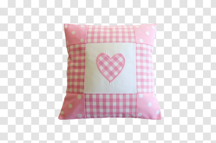 Pillow Cushion Cotton Dakimakura Textile - Love Pink Plaid Transparent PNG