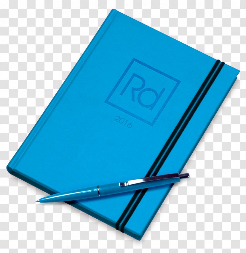 Notebook Paper - Electric Blue - Folder Transparent PNG