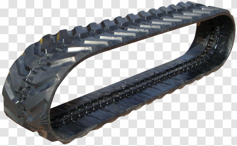 Natural Rubber Compact Excavator Continuous Track Tread - Auto Part Transparent PNG