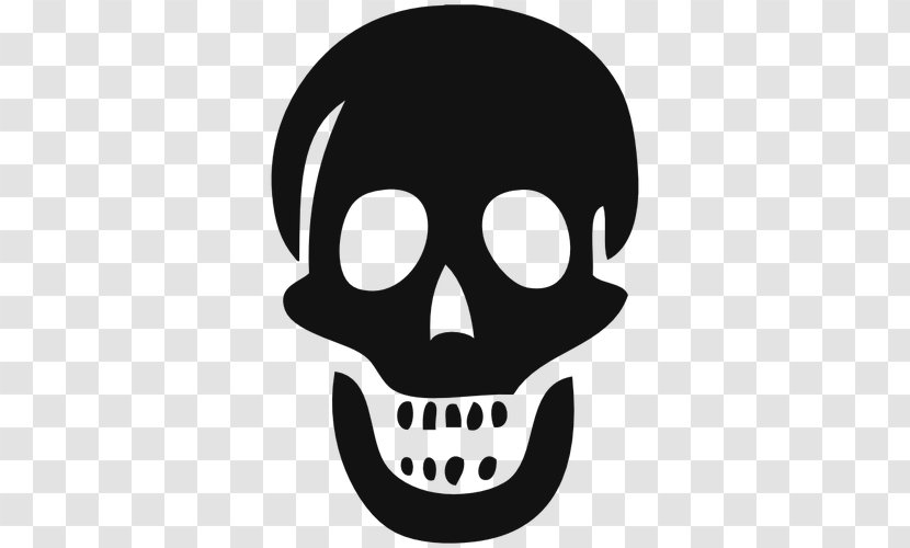 Jolly Roger Flag Totenkopf Decal Skull - Silhouette Transparent PNG