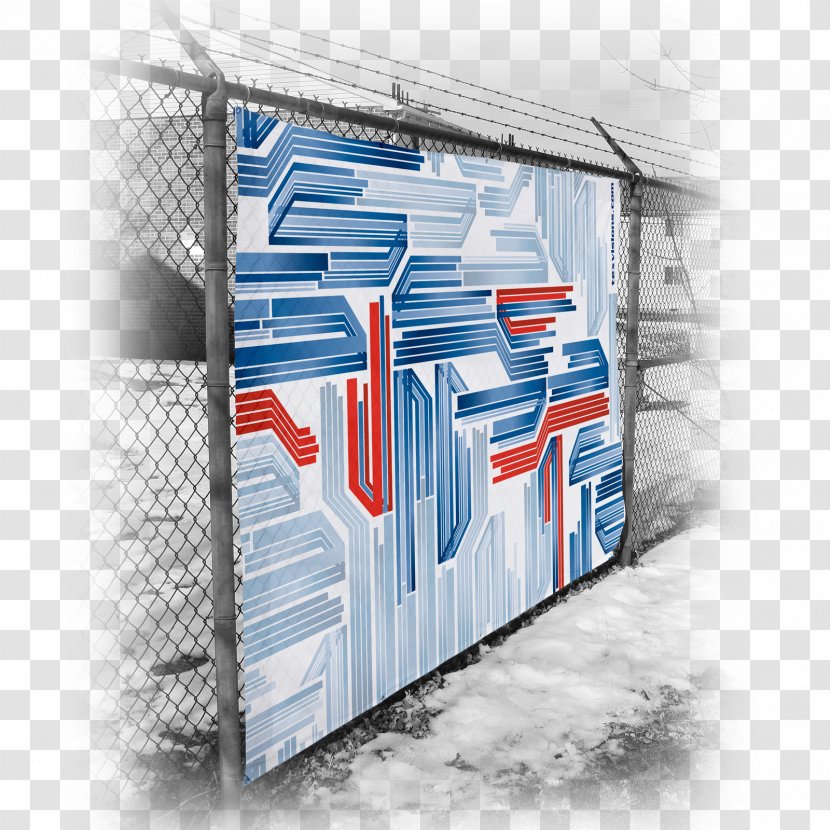 Printing Fence - Material - Wrap Advertising Transparent PNG