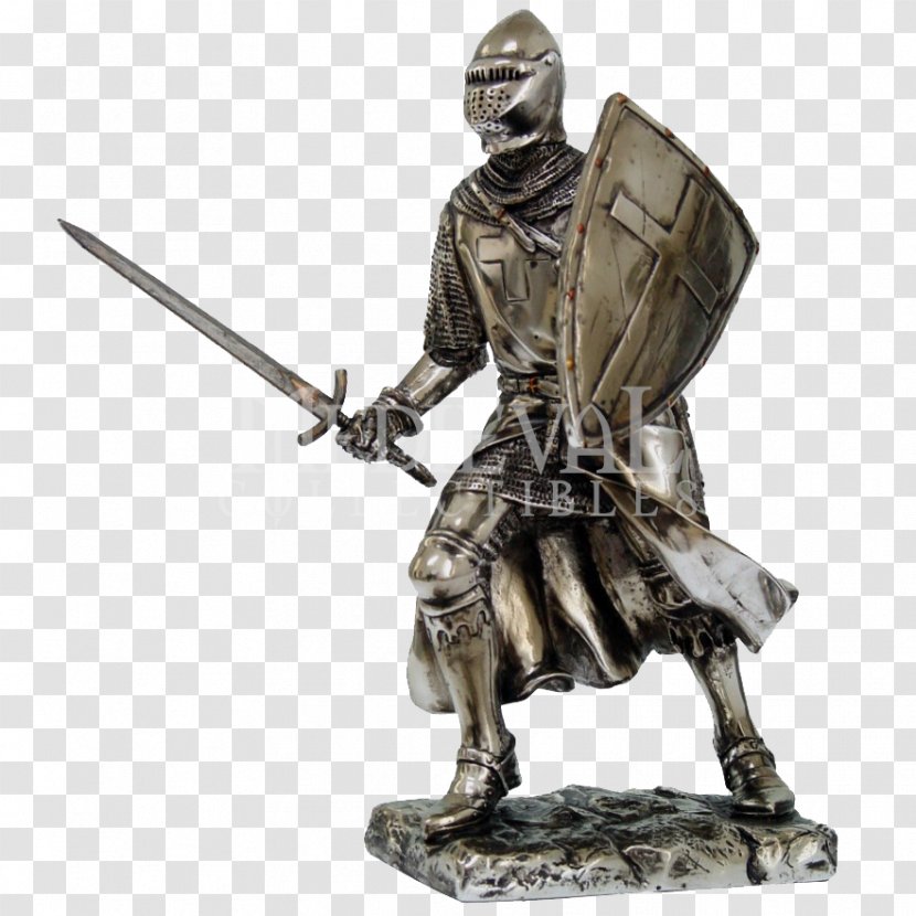 Middle Ages Knights Templar Crusades Statue - Birthday Decor Transparent PNG