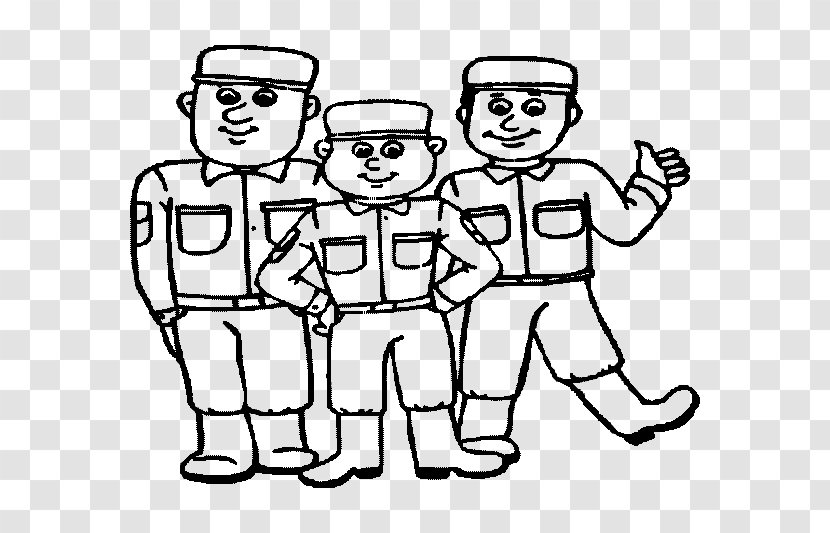 Painting Coloring Book Soldier Army - Watercolor Transparent PNG