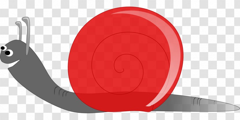Snail Clip Art - Free Content - Red Shell Transparent PNG