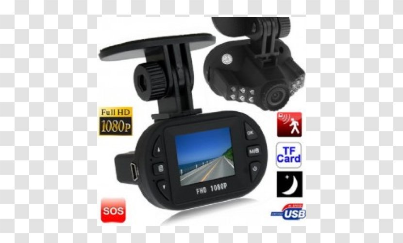 Car Camera Lens Video Cameras 1080p Dashcam - Camcorder Transparent PNG