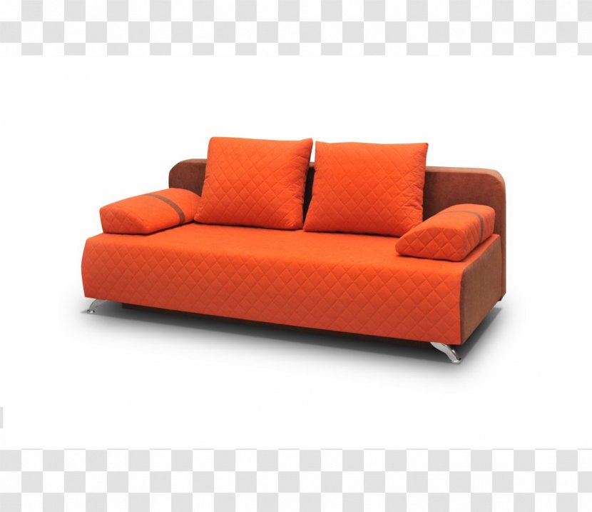 Couch Furniture Orange Canapé Green - Canap%c3%a9 Transparent PNG