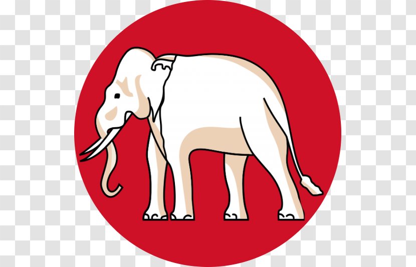 Flag Of Thailand Elephants In - Elephant Transparent PNG