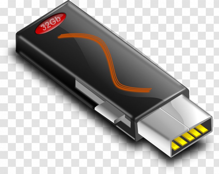 USB Flash Drives Computer Data Storage Memory Clip Art - Hardware - Usb Disk Transparent PNG