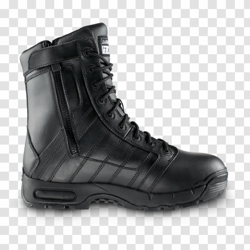 Combat Boot SWAT Shoe Footwear - Nike - Black Boots Image Transparent PNG