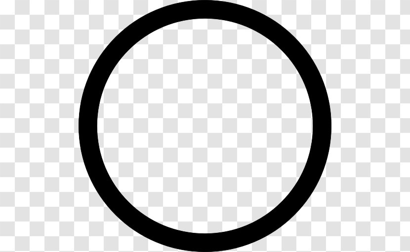 Circle Clip Art - Black And White - Geometric Shapes Transparent PNG