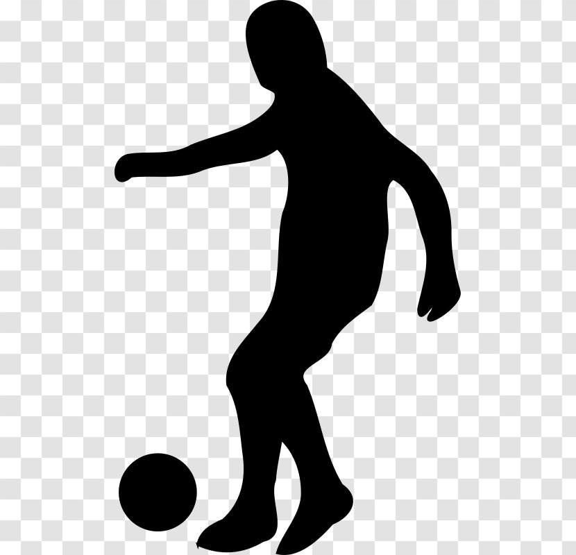 Football Player Clip Art - Ball - Silhouette Soccer Transparent PNG