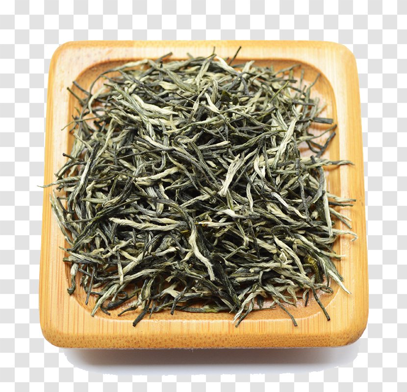 Green Tea Dianhong Taiping Houkui Matcha - A Bowl Of Leaves Transparent PNG